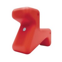 photo Alessi-Doraff Seat in polyethylene, red 1